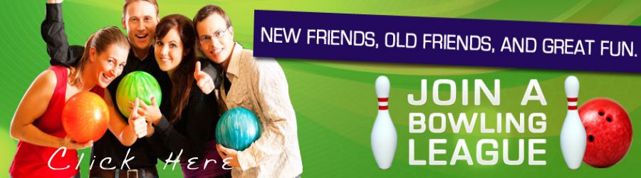 Join a Bowling League Ad