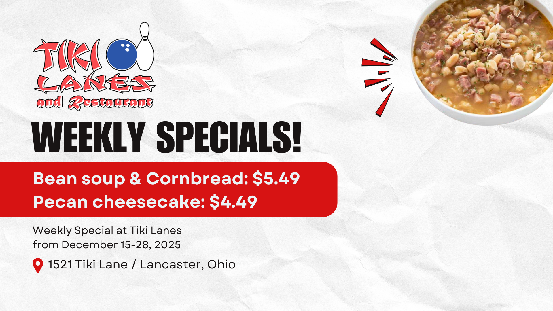 weekly specials at restaurant weekly specials at restaurant