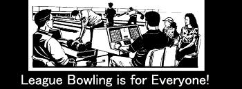 League Bowling ad